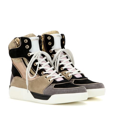 dolce gabbana women tennis shoes|dolce gabbana high top sneakers.